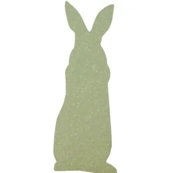Hot The Jolly Christmas Shop Bethany Lowe Set Of 4 Metal Glittered Easter Bunny Silhouette Decoration TF0109