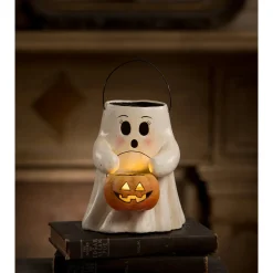 Discount The Jolly Christmas Shop Bethany Lowe Sweet Or Scary Boo With Pumpkin Bucket Halloween Decoration