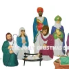 Online The Jolly Christmas Shop Blow Mold Life Size Christmas Nativity 10pc Set