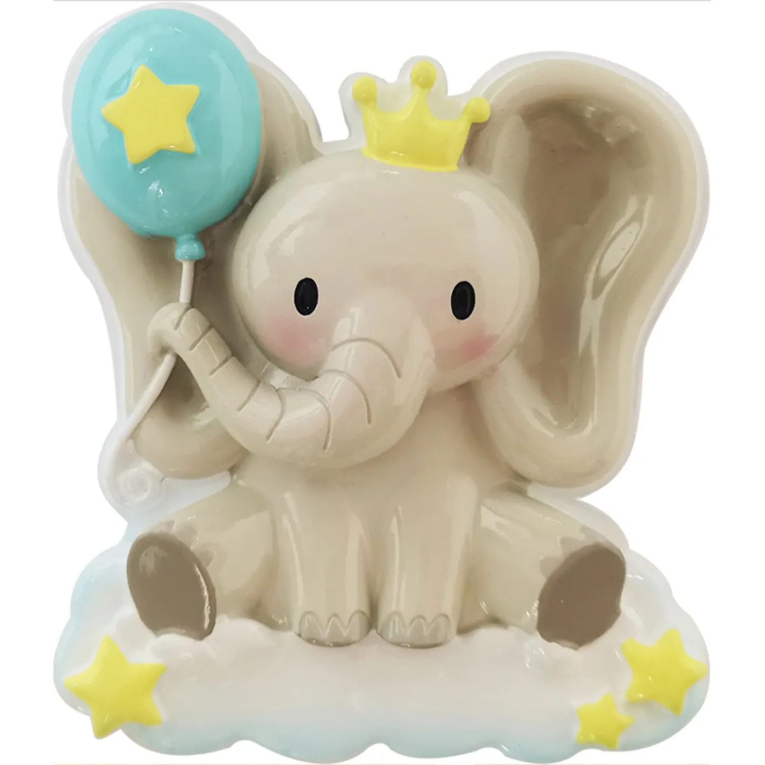 Best The Jolly Christmas Shop Boy Baby Elephant Personalized Christmas Ornament OR2361-M