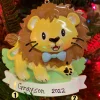 Outlet The Jolly Christmas Shop Boy Lion Cub Personalized Christmas Ornament OR2362-M