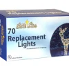 New The Jolly Christmas Shop Brite Star 70 Count Clear White Wireframe Replacement Light Set 37-600-00