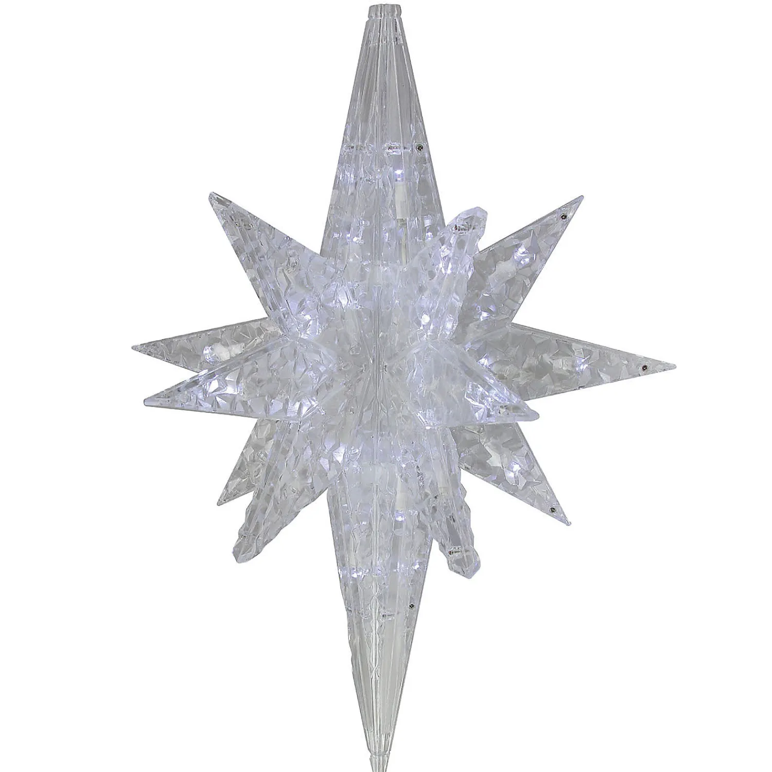 Hot The Jolly Christmas Shop Brite Star 20" LED Lighted Acrylic 3 Dimensional Bethlehem Star Christmas Decoration 48-082-00