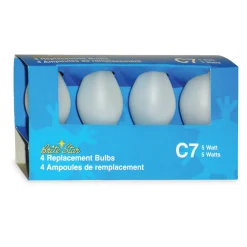 Discount The Jolly Christmas Shop Brite Star 4 Pack Frosted White C7 Replacement Bulbs 44-374-00