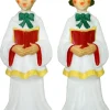 Outlet The Jolly Christmas Shop Choir Boy & Girl Lighted Christmas Blow Mold Decorations C3640
