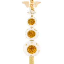 The Jolly Christmas Shop Christopher Radko Heavenly Finial Glass Christmas Tree Topper 1021264