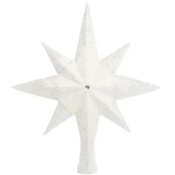 Hot The Jolly Christmas Shop Christopher Radko Pearl Stellar Glass Christmas Tree Topper 1021184