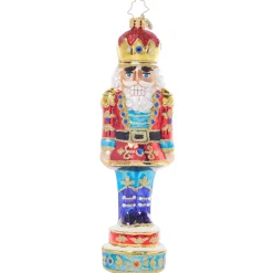 Sale The Jolly Christmas Shop Christopher Radko Royal Elegance Nutcracker Glass Christmas Ornament 1021931