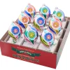 Hot The Jolly Christmas Shop Christopher Radko Shiny Brite Confetti 2.5" Reflector Tulip Christmas Ornaments 4028098