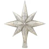 Online The Jolly Christmas Shop Christopher Radko Silver Stellar Glass Christmas Tree Topper 1017493