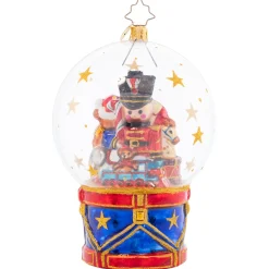 Online The Jolly Christmas Shop Christopher Radko Toyland Treasures Snow Globe Glass Ornament 1021566