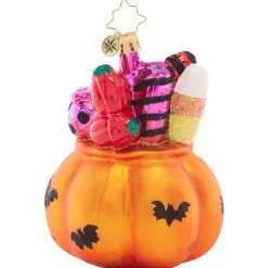 The Jolly Christmas Shop Christopher Radko Trick Or Treat Sweets Glass Ornament 1021598