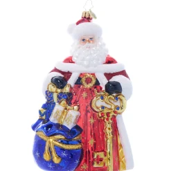 Clearance The Jolly Christmas Shop Christopher Radko Unlocking Holiday Magic Glass Christmas Ornament 1022078