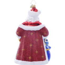 Clearance The Jolly Christmas Shop Christopher Radko Unlocking Holiday Magic Glass Christmas Ornament 1022078