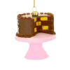 Discount The Jolly Christmas Shop Cody Foster 3.5" Checkered Cake Glass Christmas Ornament GO-9138