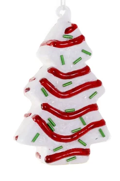Sale The Jolly Christmas Shop Cody Foster 4.5" Christmas Tree Cake Glass Christmas Ornament GO-8388