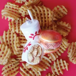 Online The Jolly Christmas Shop Cody Foster 5" Fast Food Chicken Sandwich Glass Christmas Ornament GO-8337