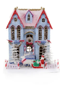 Online The Jolly Christmas Shop Cody Foster 13.5" Festive Mansion Christmas Putz House HOU-312