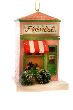 Hot The Jolly Christmas Shop Cody Foster 5" Florist Shop Building Christmas Ornament RO-3125-F