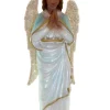 Online The Jolly Christmas Shop Cody Foster 7.25" Heirloom Angel African American Glass Christmas Ornament GO-6447