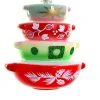 Discount The Jolly Christmas Shop Cody Foster 4.5" Holiday Vintage Bakeware Pyrex Glass Christmas Ornament GO-6553