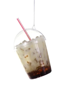 Clearance The Jolly Christmas Shop Cody Foster 4.5" Iced Coffee Christmas Ornament GL-429