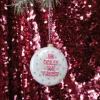 Outlet The Jolly Christmas Shop Cody Foster 5" In Dolly We Trust Glass Christmas Ornament GO-9316