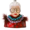 Online The Jolly Christmas Shop Cody Foster 5" Iris Apfel Glass Christmas Ornament GO-6426