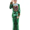 Sale The Jolly Christmas Shop Cody Foster 7.25" Iris Glass Christmas Ornament GO-9583