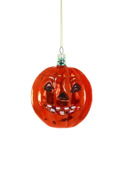 Sale The Jolly Christmas Shop Cody Foster 4.5" Jack-o-Lantern Glass Halloween Ornament GO-9077