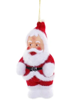 Discount The Jolly Christmas Shop Cody Foster 4.5" Jolly Santa Glass Christmas Ornament GL-464-R