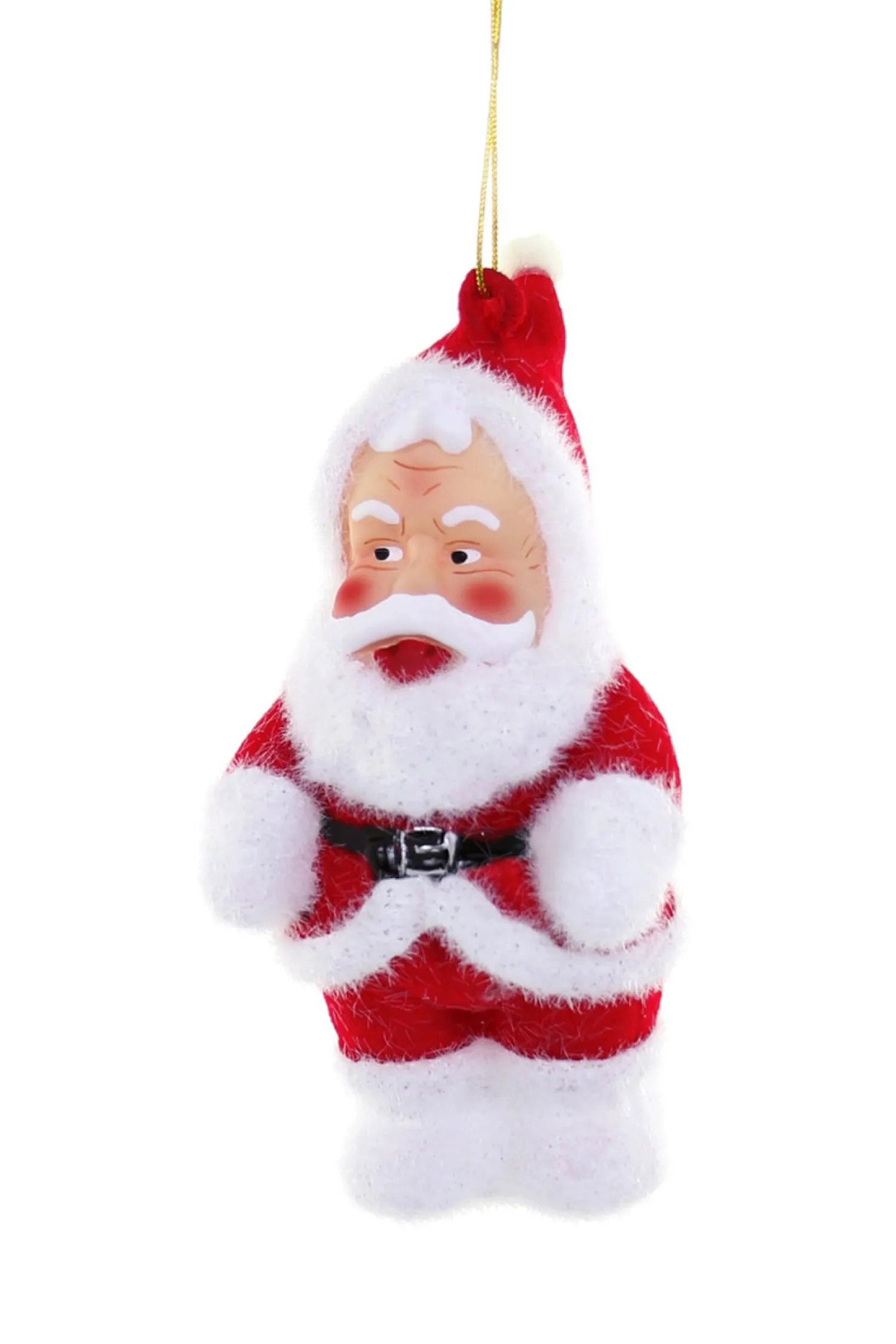 Discount The Jolly Christmas Shop Cody Foster 4.5" Jolly Santa Glass Christmas Ornament GL-464-R