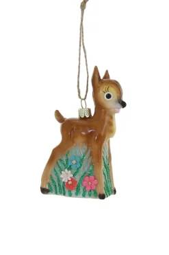 Sale The Jolly Christmas Shop Cody Foster 4" Kitsch Deer Glass Christmas Ornament GO-4057