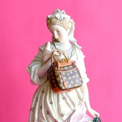 Discount The Jolly Christmas Shop Cody Foster 4" Luxury Handbag Glass Christmas Ornament GO-8685-BR