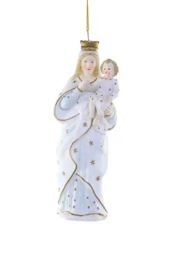 Discount The Jolly Christmas Shop Cody Foster 7.5" Madonna And The Child Enthroned Christmas Ornament GO-9490