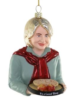 New The Jolly Christmas Shop Cody Foster 4.5" Martha Stewart Glass Christmas Ornament GO-9761