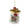 Hot The Jolly Christmas Shop Cody Foster 3.75" Mushroom Cookie Jar Glass Christmas Ornament GO-8983