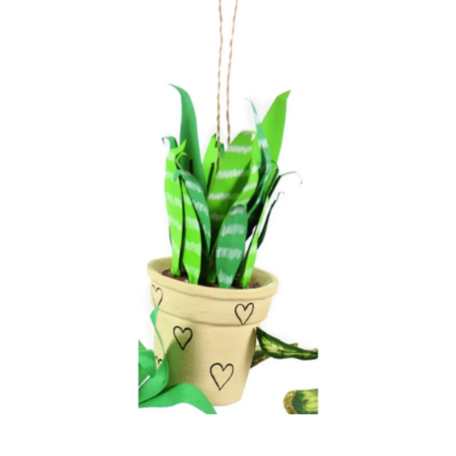 Hot The Jolly Christmas Shop Cody Foster 4.5" Pothos, Snakeplant, Or Fern Christmas Ornament PO-2079