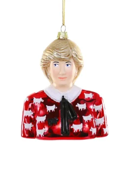 Discount The Jolly Christmas Shop Cody Foster 4.5" Princess Diana Glass Christmas Ornament GO-9873
