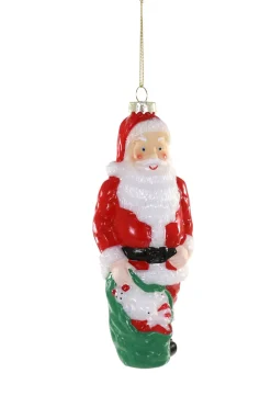 Online The Jolly Christmas Shop Cody Foster 6.25" Santa Blow Mold Glass Christmas Ornament GO-8880