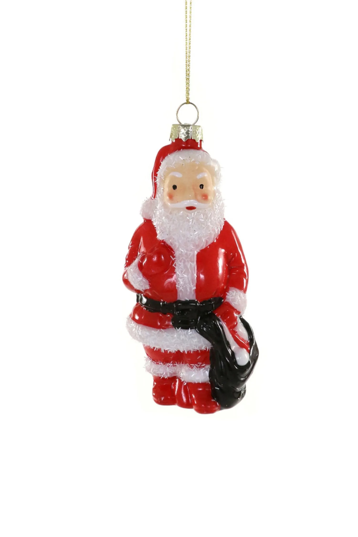 Discount The Jolly Christmas Shop Cody Foster 4.5" Santa Blow Mold Glass Christmas Ornament GO-8881