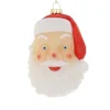 Best The Jolly Christmas Shop Cody Foster 3.25" Santa Face Blow Mold Glass Christmas Ornament GO-8877