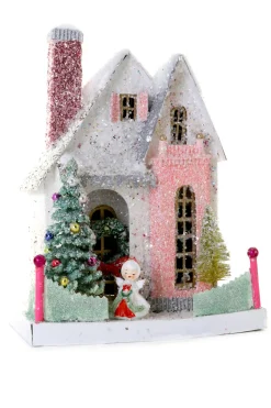 Sale The Jolly Christmas Shop Cody Foster 11" Snow Angel Cottage Vintage Putz Christmas House HOU-321