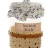 New The Jolly Christmas Shop Cody Foster 3.5" Sourdough Starter Glass Christmas Ornament GO-8050
