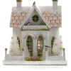 Best The Jolly Christmas Shop Cody Foster 11.5" Winter Cottage Vintage Inspired Putz Christmas House HOU-302