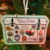 New The Jolly Christmas Shop Cooler Travel Camping Personalized Christmas Ornament OR2405