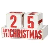 The Jolly Christmas Shop Countdown To Christmas Wooden Blocks 19430
