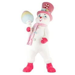 Discount The Jolly Christmas Shop December Diamonds 44" Cotton Candy Snowman Christmas Figure 08-08787