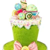 Outlet The Jolly Christmas Shop December Diamonds 17.5" Green Candy Hat Christmas Decoration 08-08697