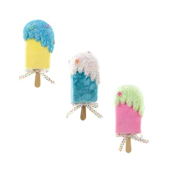 Best The Jolly Christmas Shop December Diamonds 6" Ice Cream Bar Christmas Ornament Set Of 3